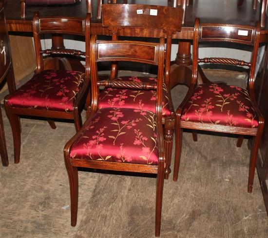 4 19C dining chairs(-)